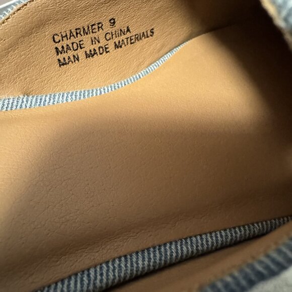 Hey Girl by Corkys Blue Denim Charmer Mules EUC - Picture 4 of 7